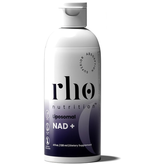 Rho Nutrition Liposomal NAD+-LiquidSupplement Designed to Help supportAbsorption-Active