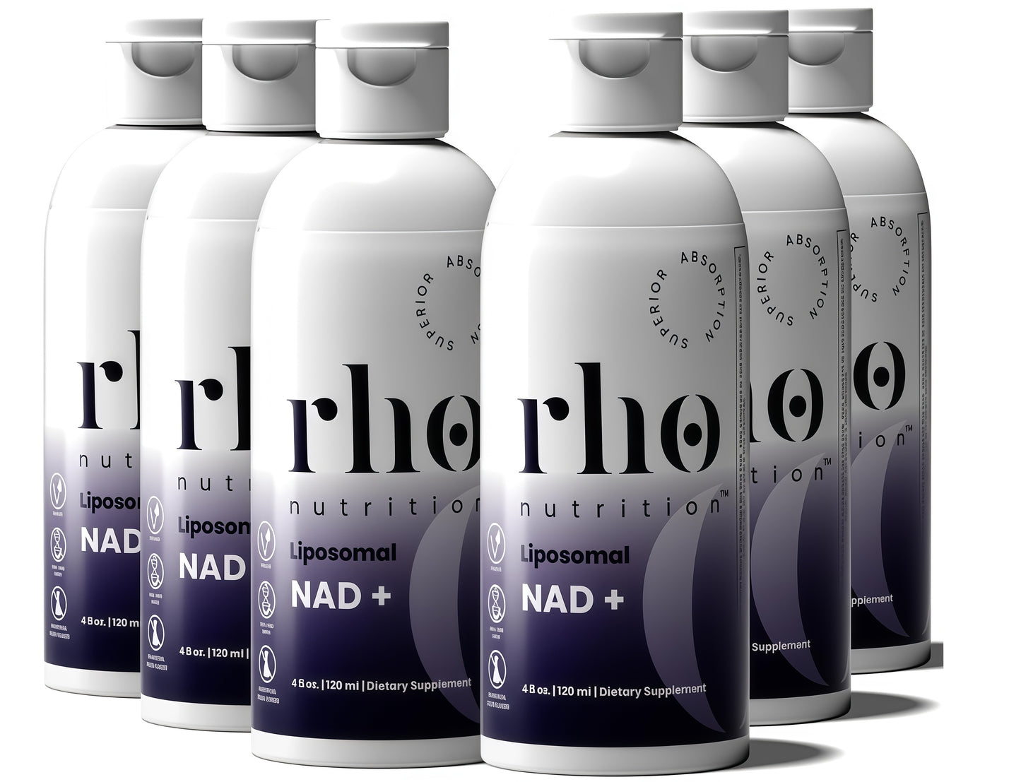 Rho Nutrition Liposomal NAD+-LiquidSupplement Designed to Help supportAbsorption-Active