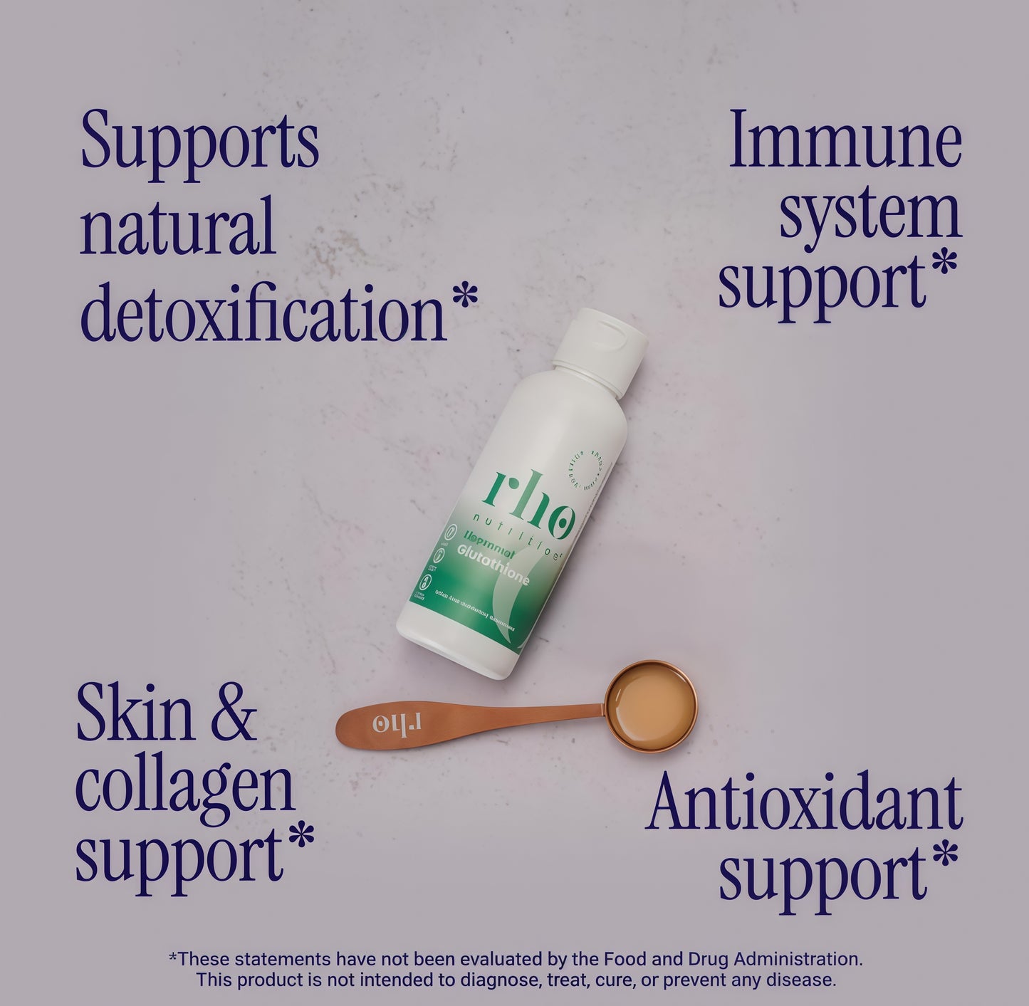 Rho Nutrition Liposomal Glutathione -Uitra High Absorption LiquidGlutathione Supplement -S