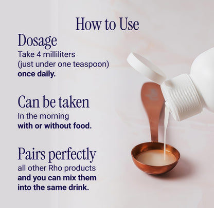 Rho Nutrition Liposomal NAD+-LiquidSupplement Designed to Help supportAbsorption-Active